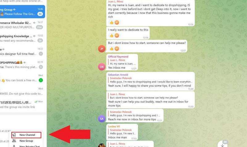 Telegram使用频道创建和管理Telegram频道的方法